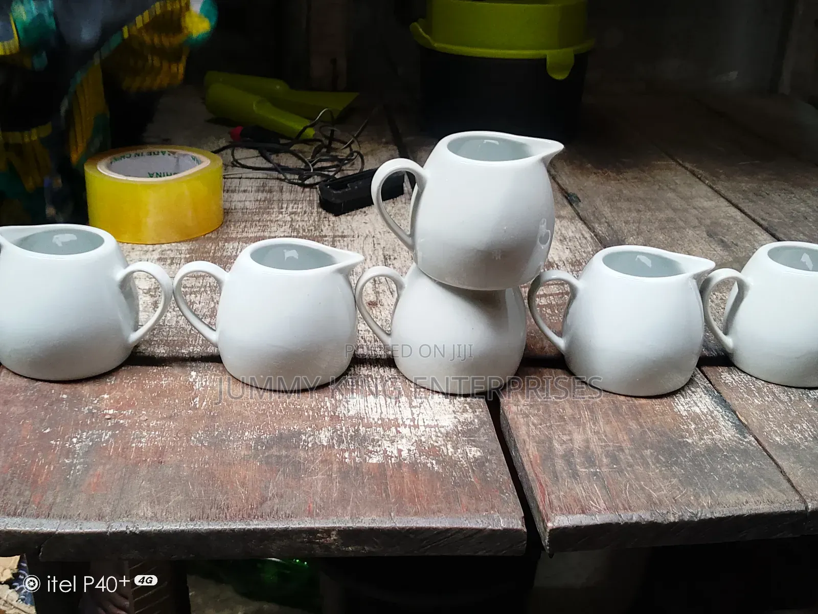 6 Pieces Plain Coffee Tea Ceramic Mug Cup