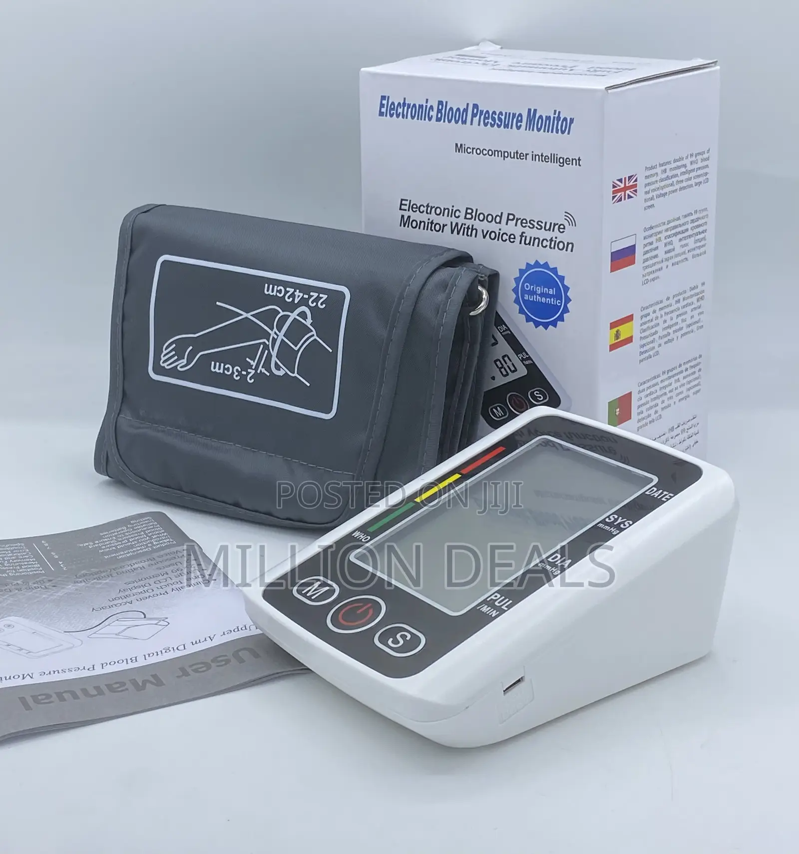 Portable Electronic Blood Pressure Machine Monitor