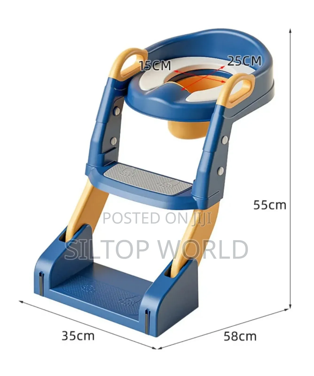 Newly Upgraded Portable Foldable Potty Toilet Seat Ladder