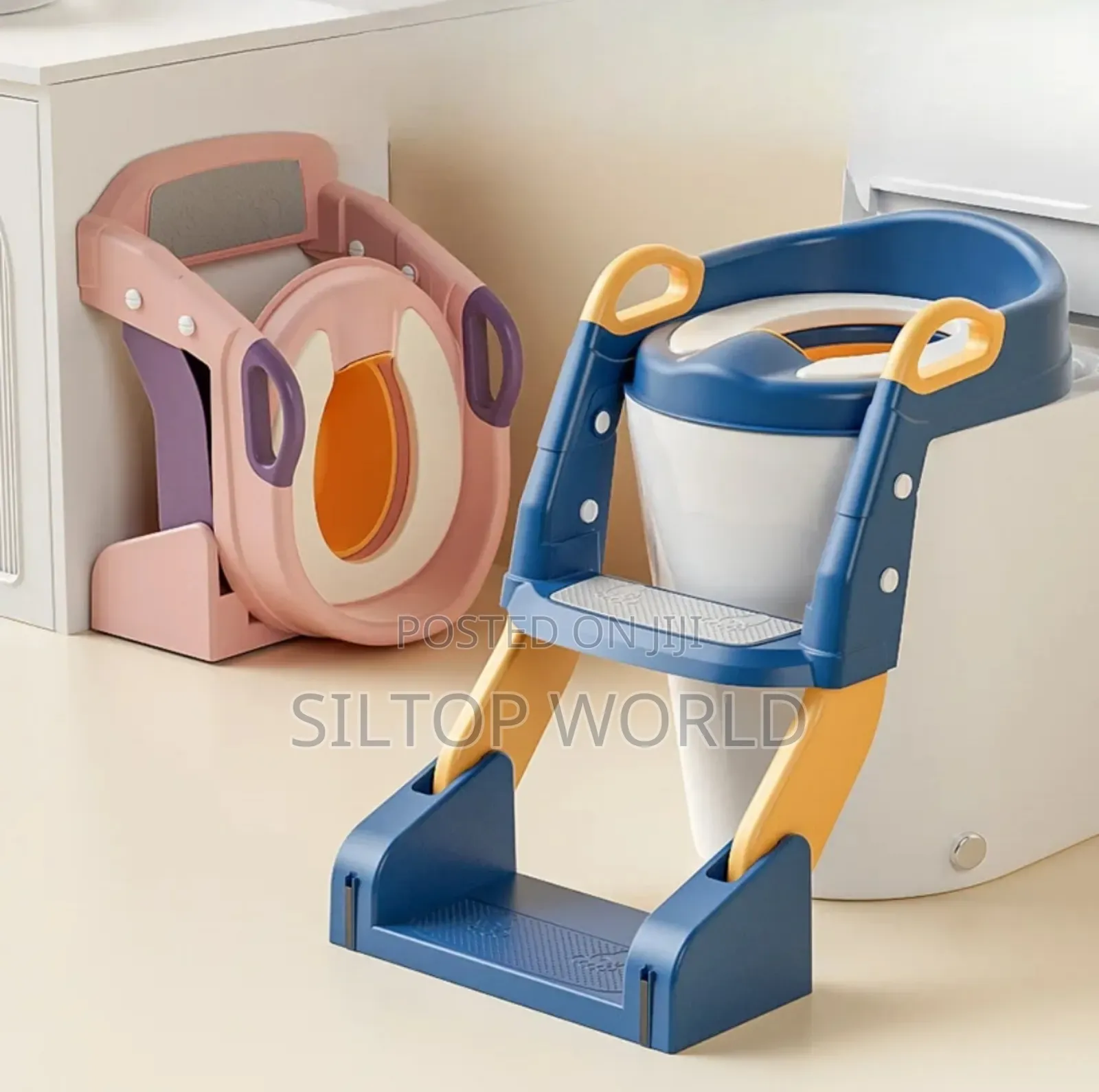 Newly Upgraded Portable Foldable Potty Toilet Seat Ladder