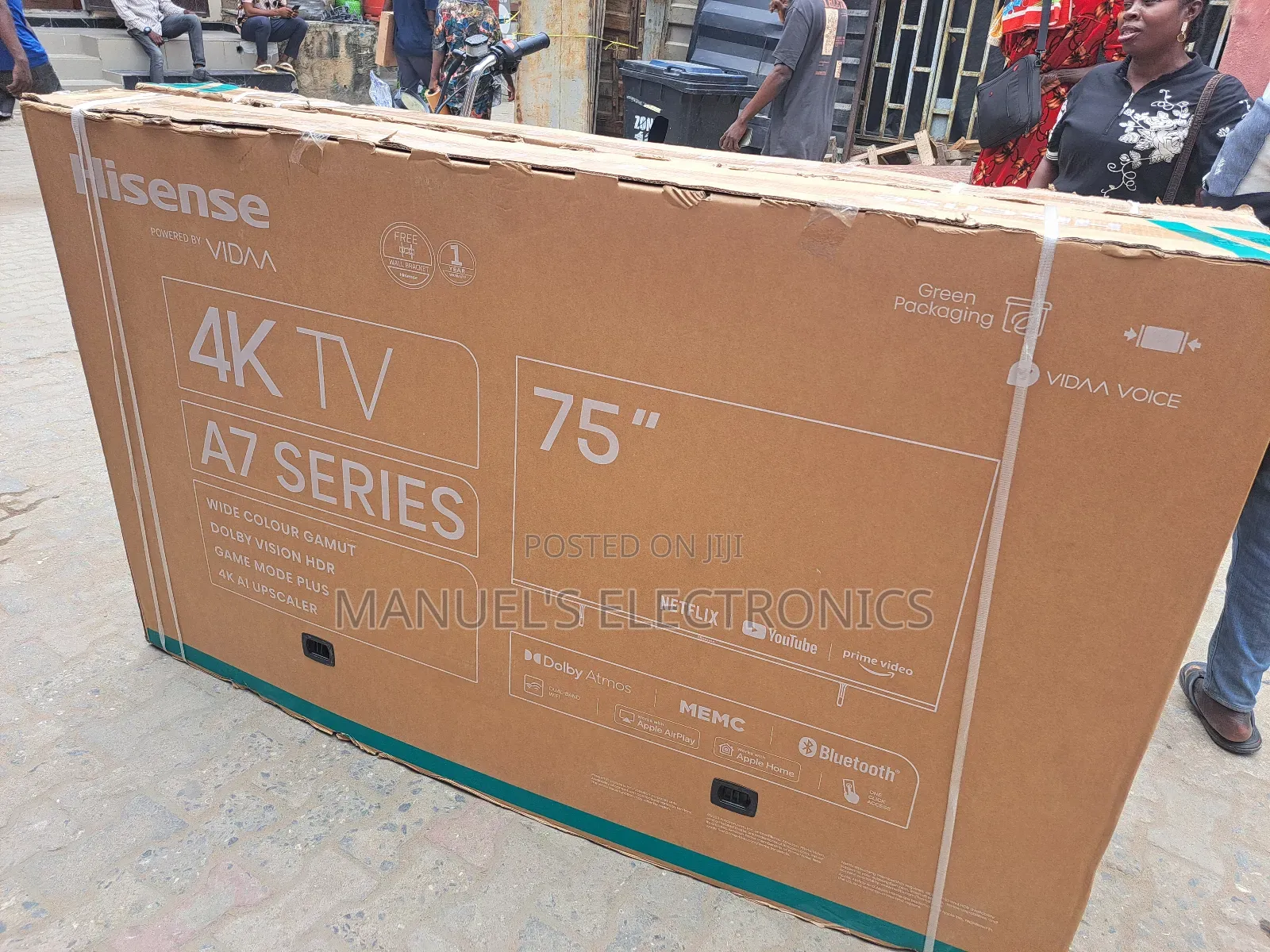 《》Hisense 75 Inches Smart Television With Warranty
