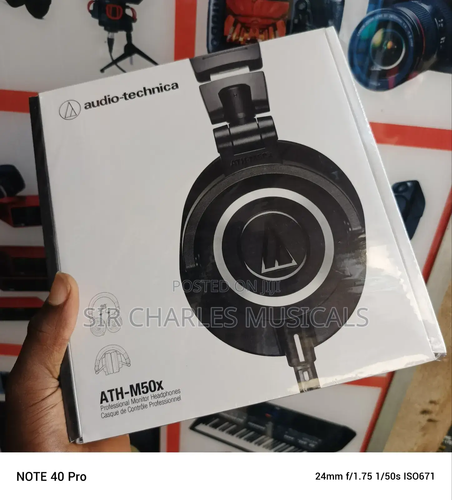 Audio Technica ATH-M50X Studio Headphone