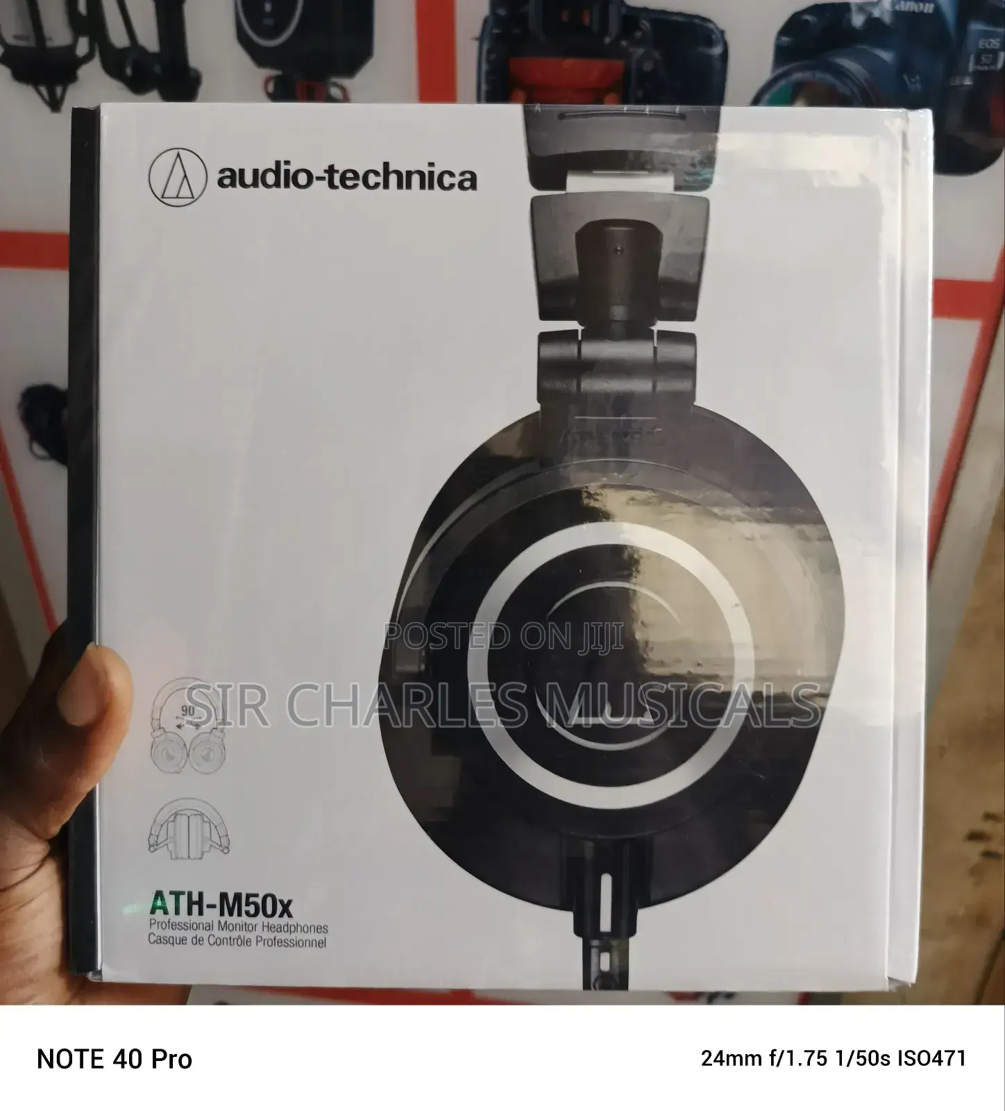 Audio Technica ATH-M50X Studio Headphone