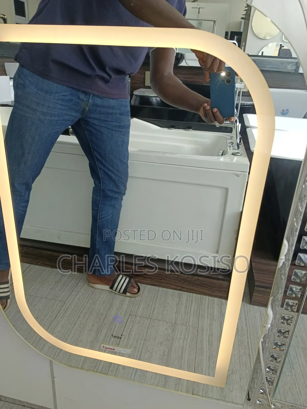 Led Mirror Square Round Shape