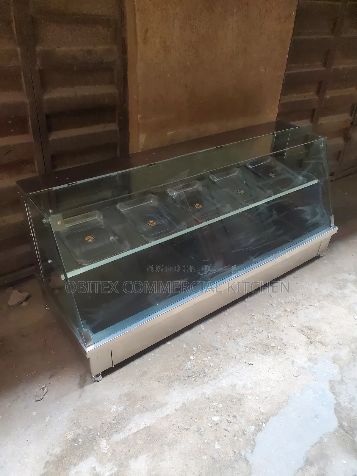 Industrial Local Fabricated 5plates Food Display Warmer