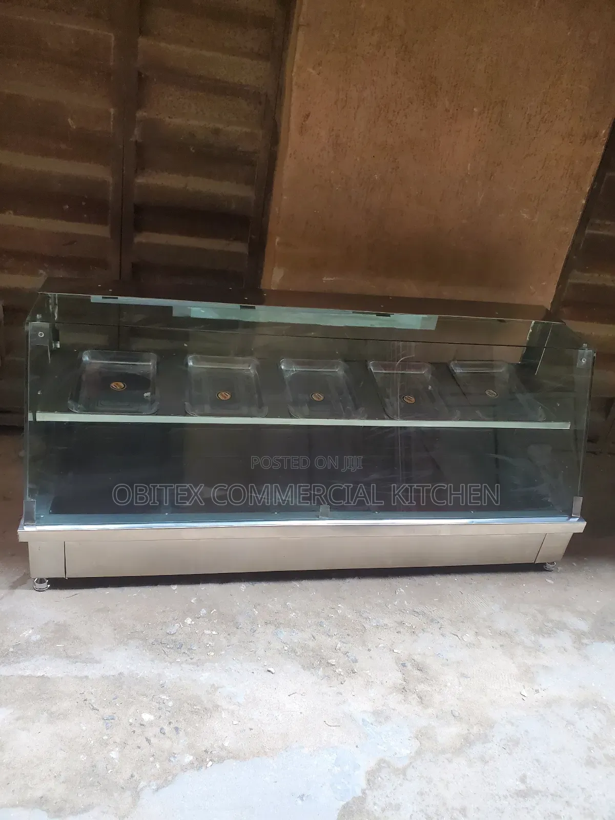 Industrial Local Fabricated 5plates Food Display Warmer