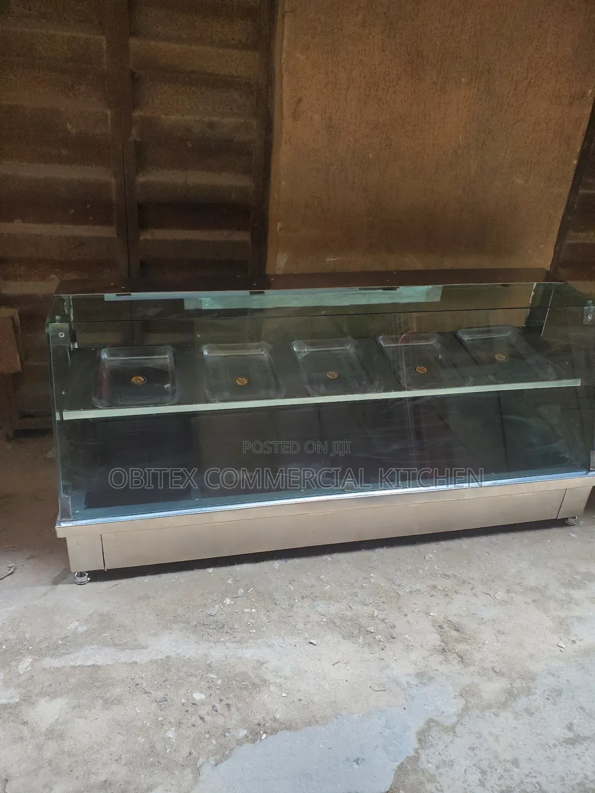 Industrial Local Fabricated 5plates Food Display Warmer
