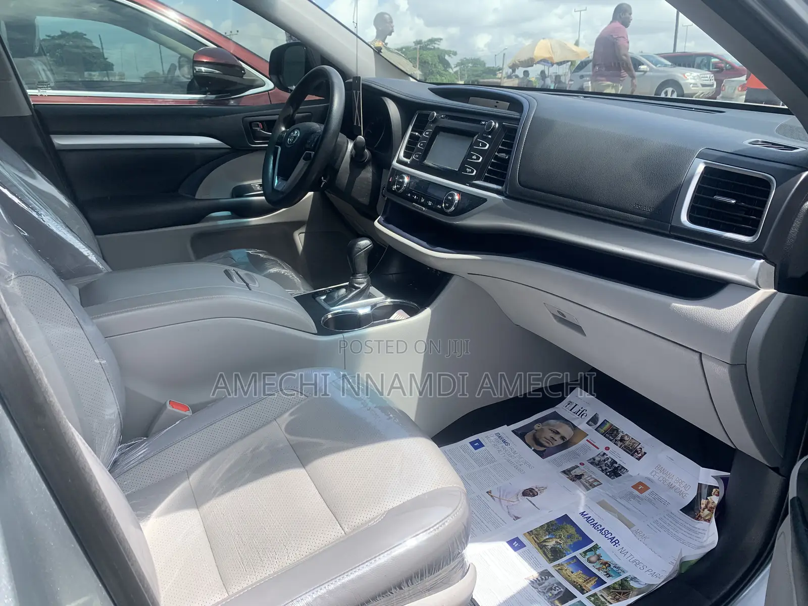 Toyota Highlander XLE 4x4 V6 (3.5L 6cyl 8A) 2018 Gray