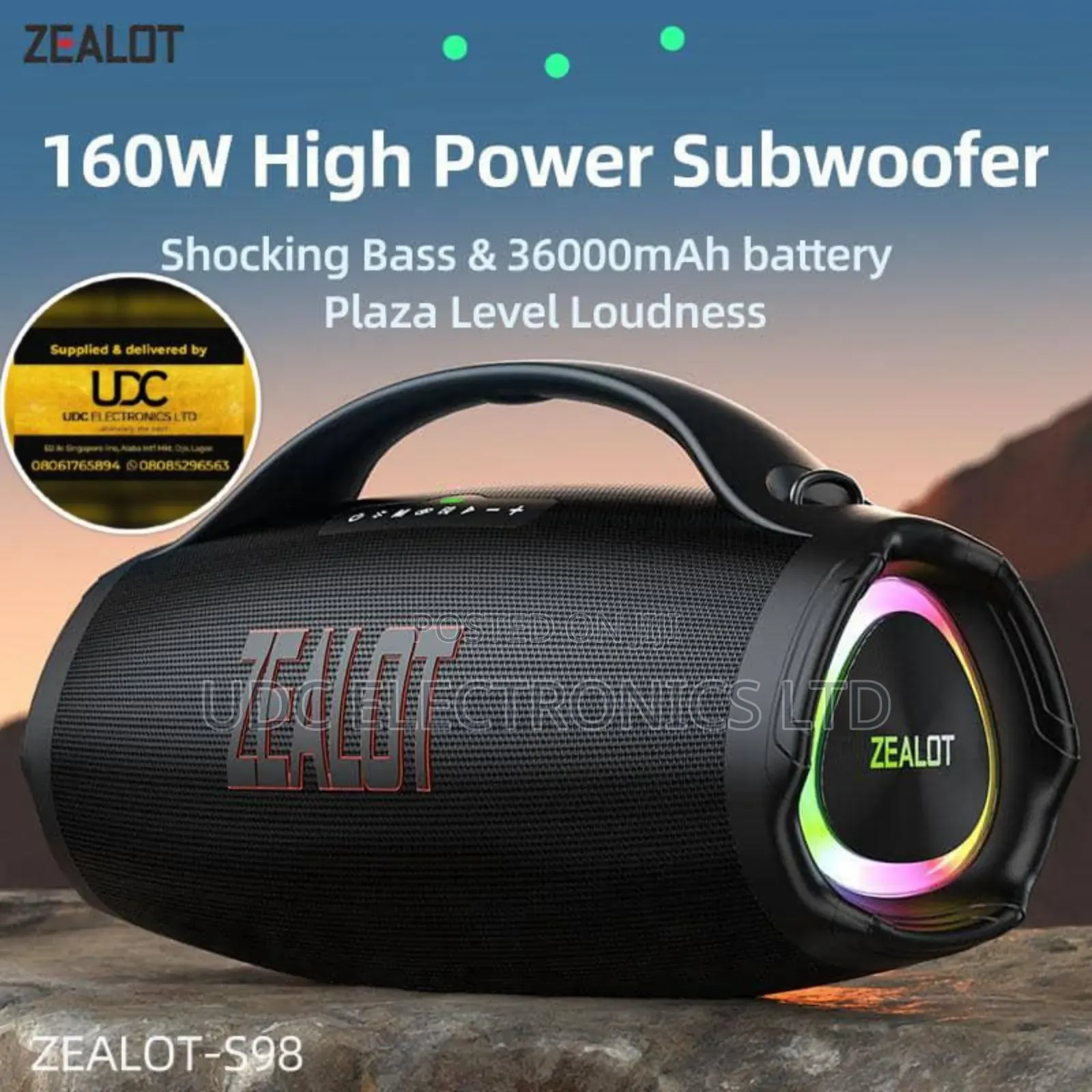 Top Notch Zealot-s98 Mega Bass Bluetooth Portable Speaker
