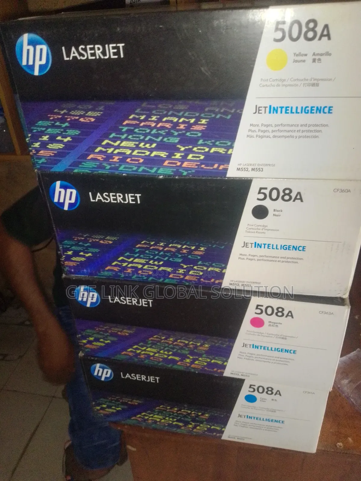 Hp Genuine Toner 508a Colors