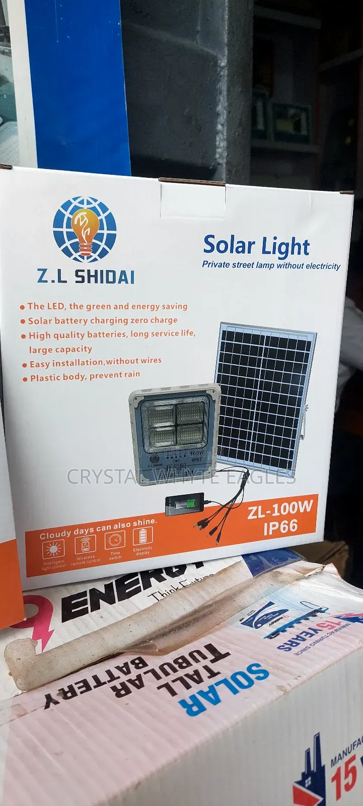 100W 4 Eyes Flood Solar Light