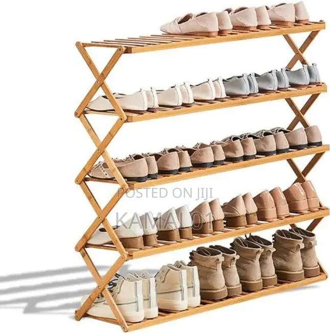 Shoe Rack,Tier Foldable Storage Organiser Wood