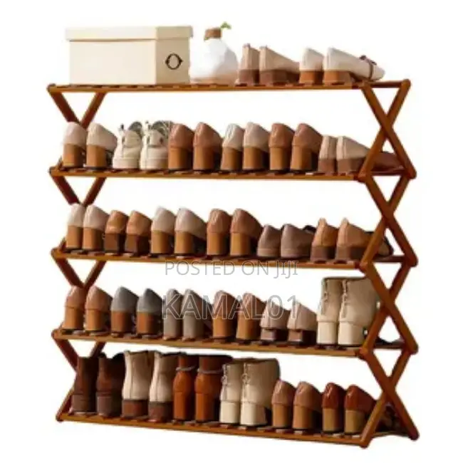 Shoe Rack,Tier Foldable Storage Organiser Wood