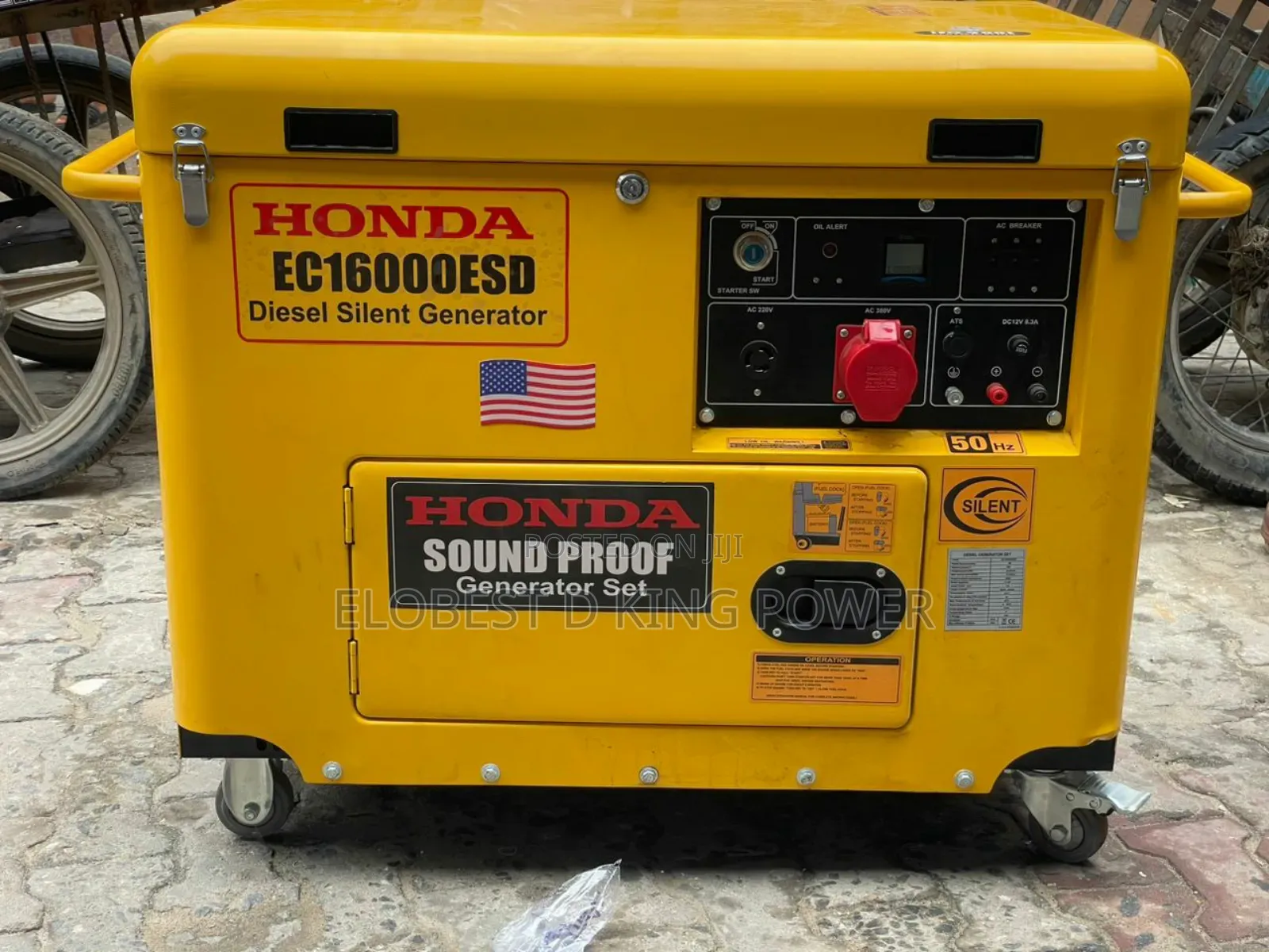 15kva Honda DIESEL Soundproof Generator 100% Pure Copper