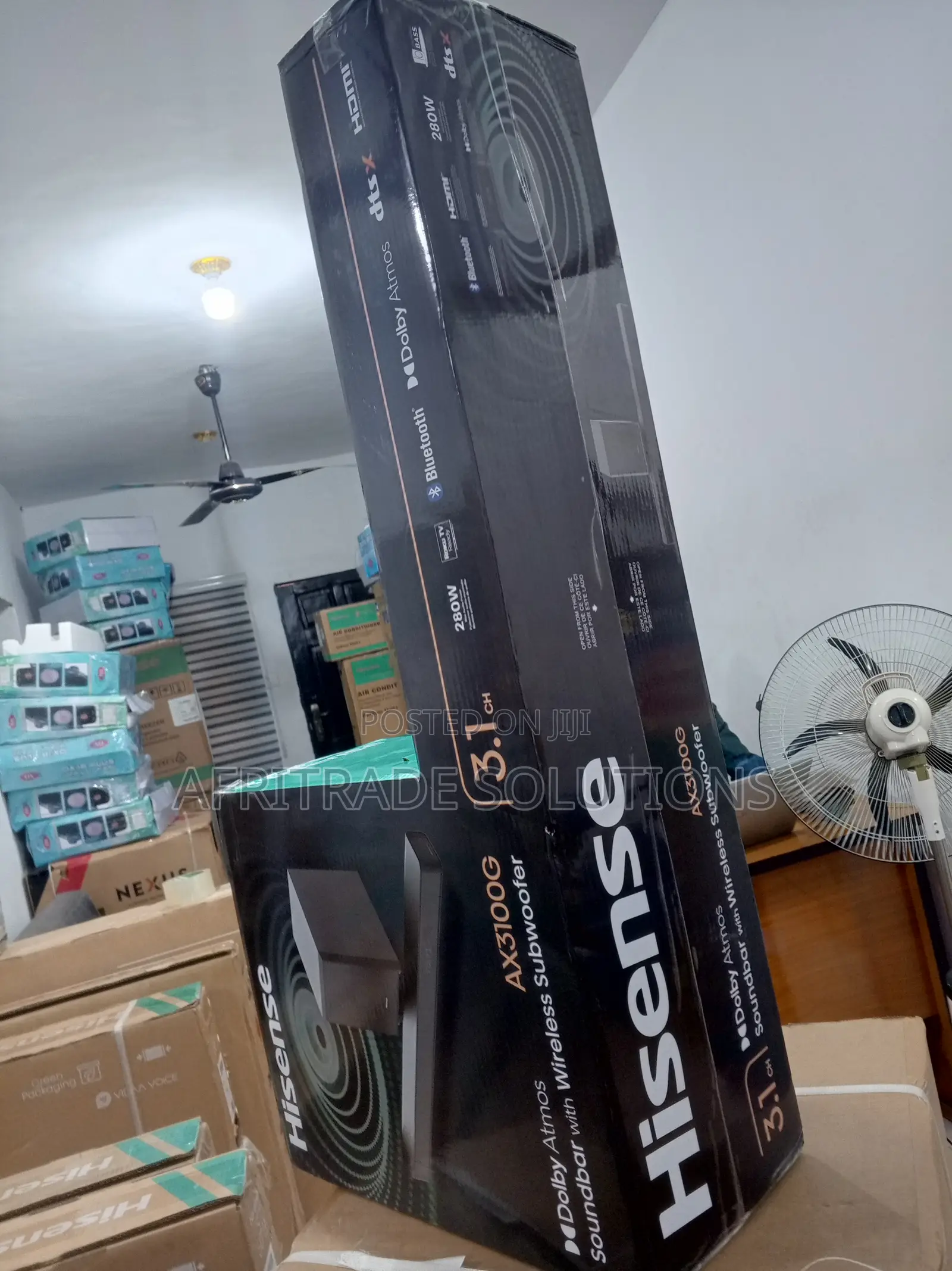 Durable Hisense 280W 3.1CH Soundbar System