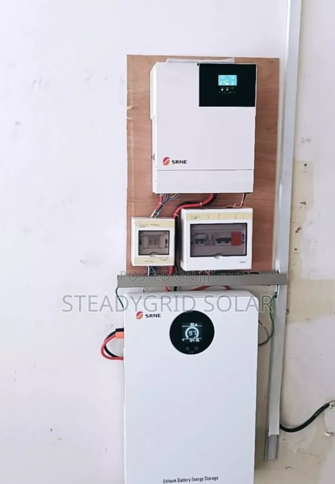 Strong 5kva/48v/10kwh Solar Powered Inverter Installation