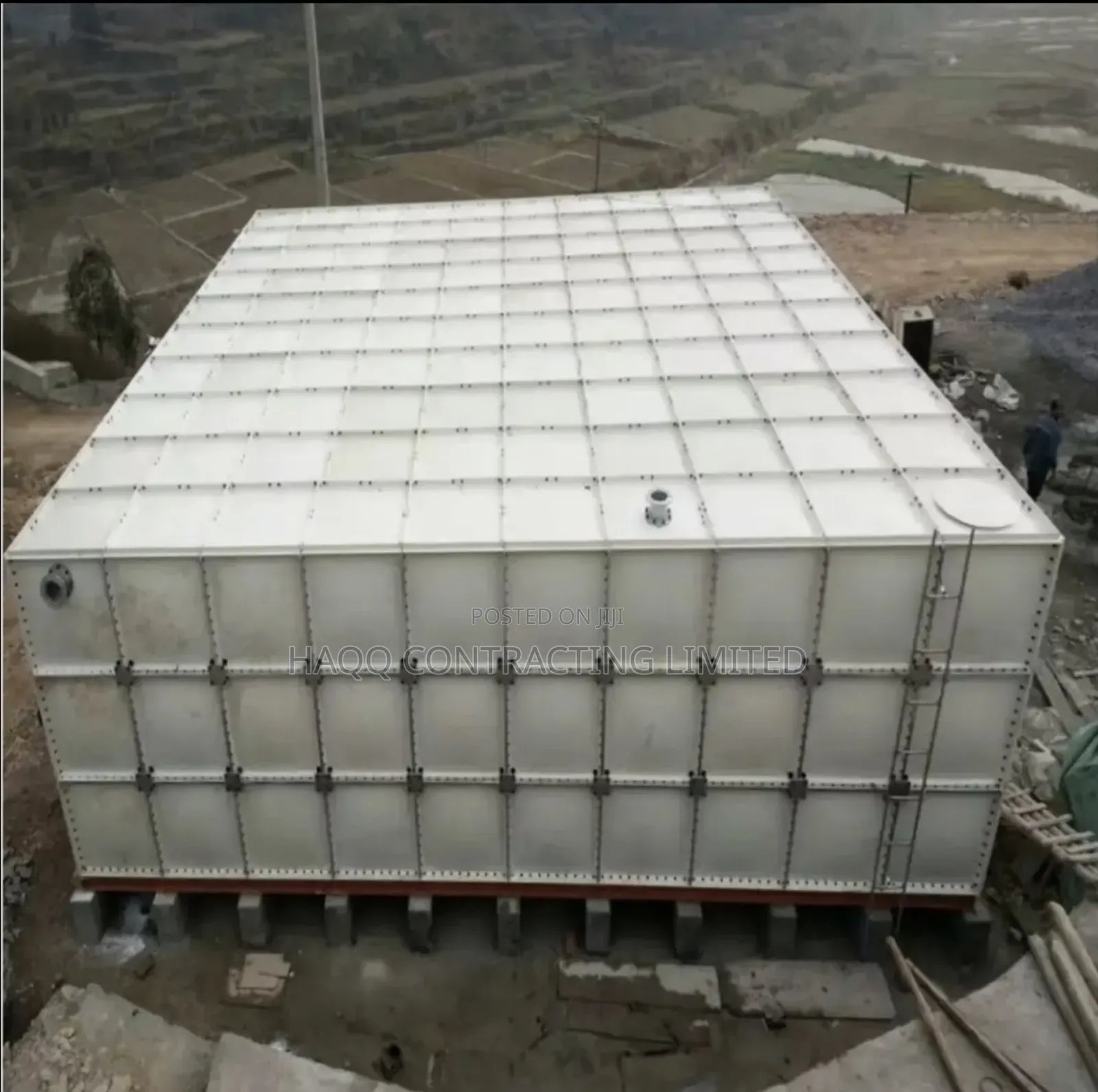 Price of 600,000 Litres GRP Fibreglass Water Tank in Nigeria