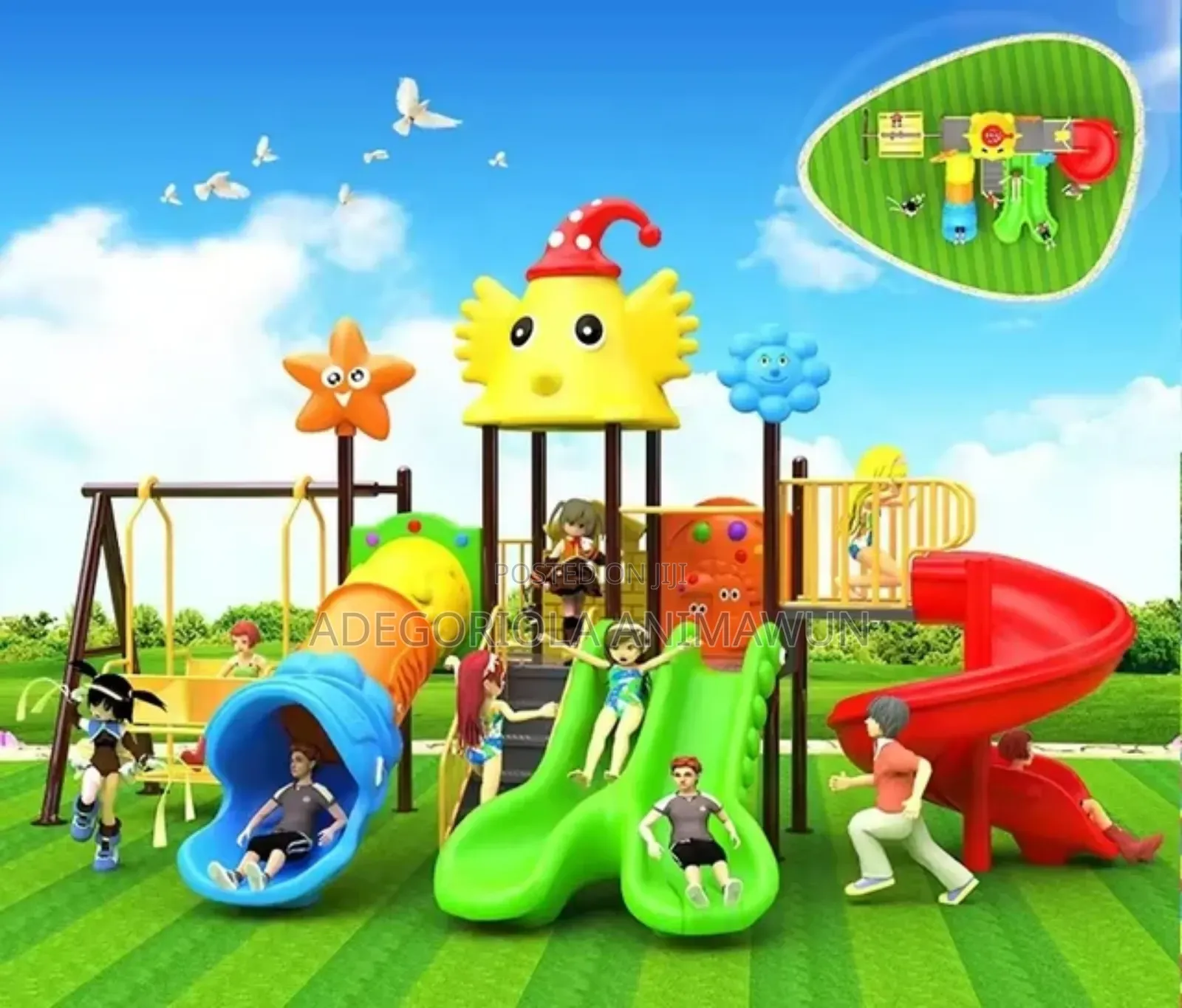 Quality School Swing Set