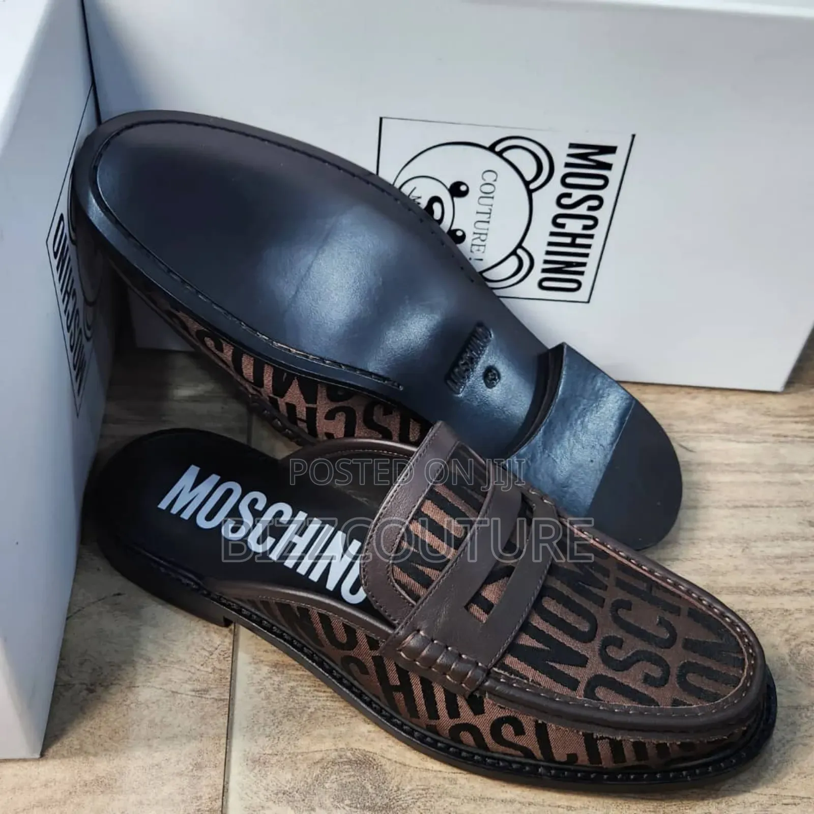 Original MOSCHINO Half Shoes Available in Store