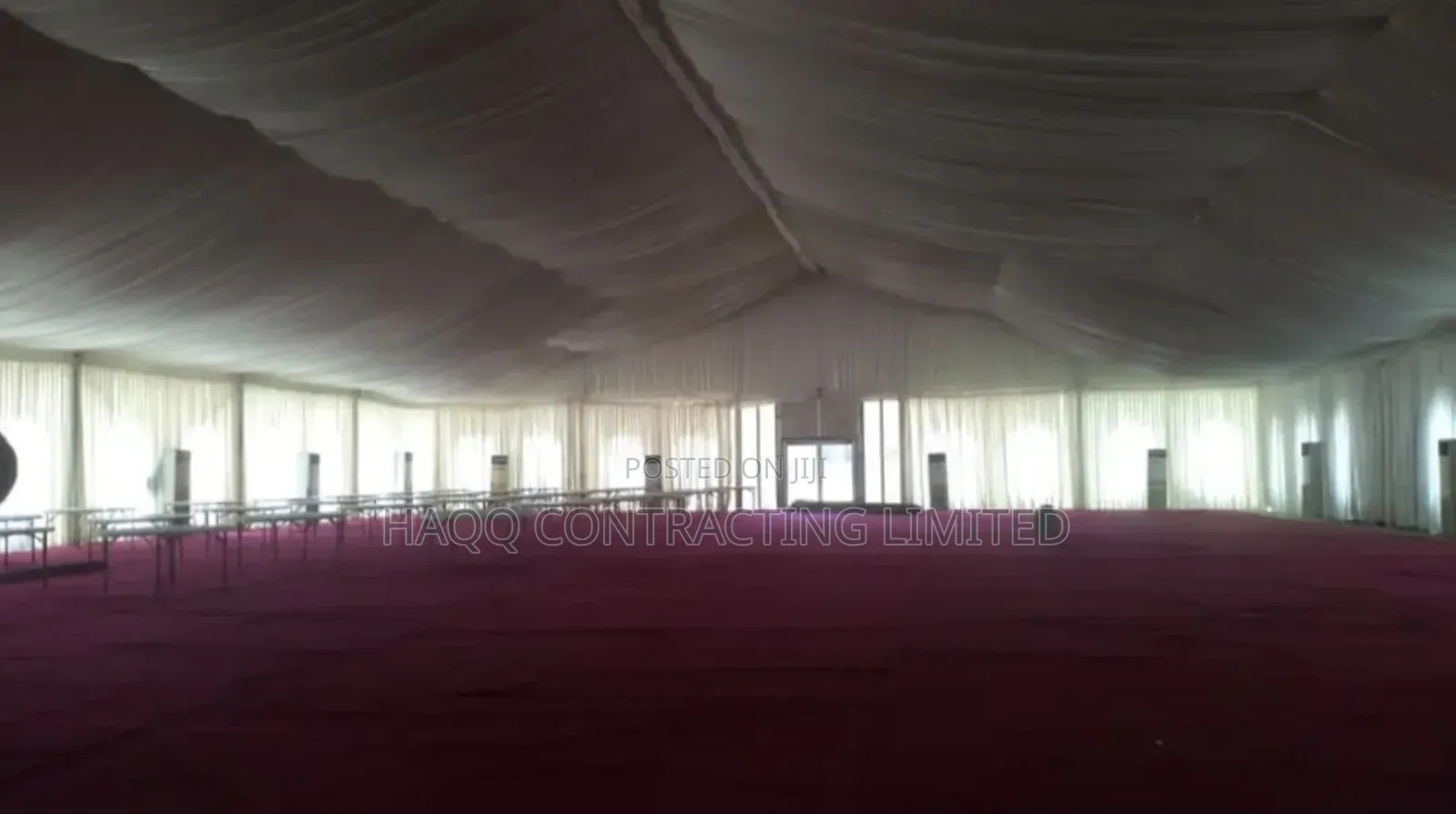 Cost of 1,200 Seaters Tent/Marquee Tent in Nigeria