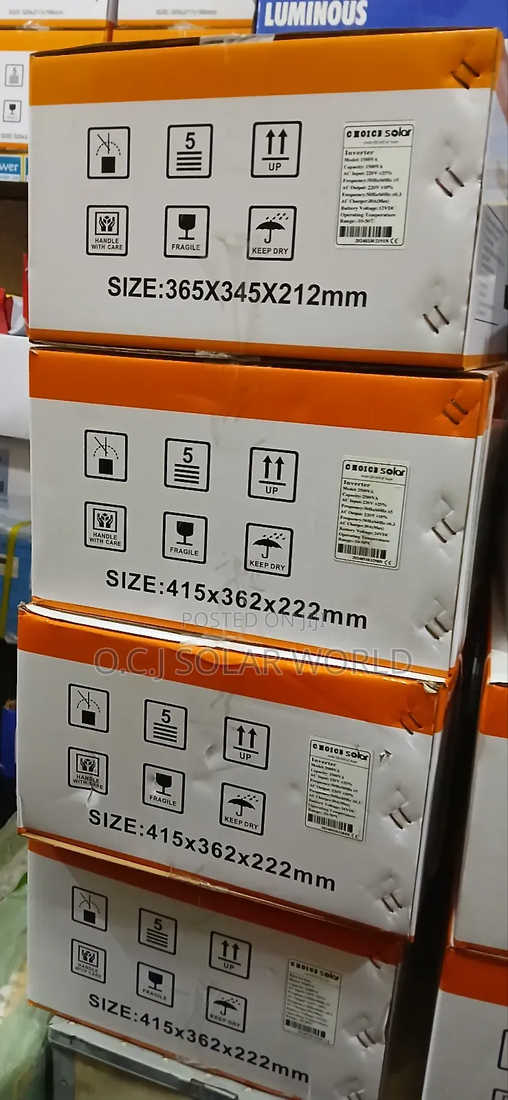Ssolar Inverter Choice Product 1.5kva 12volts