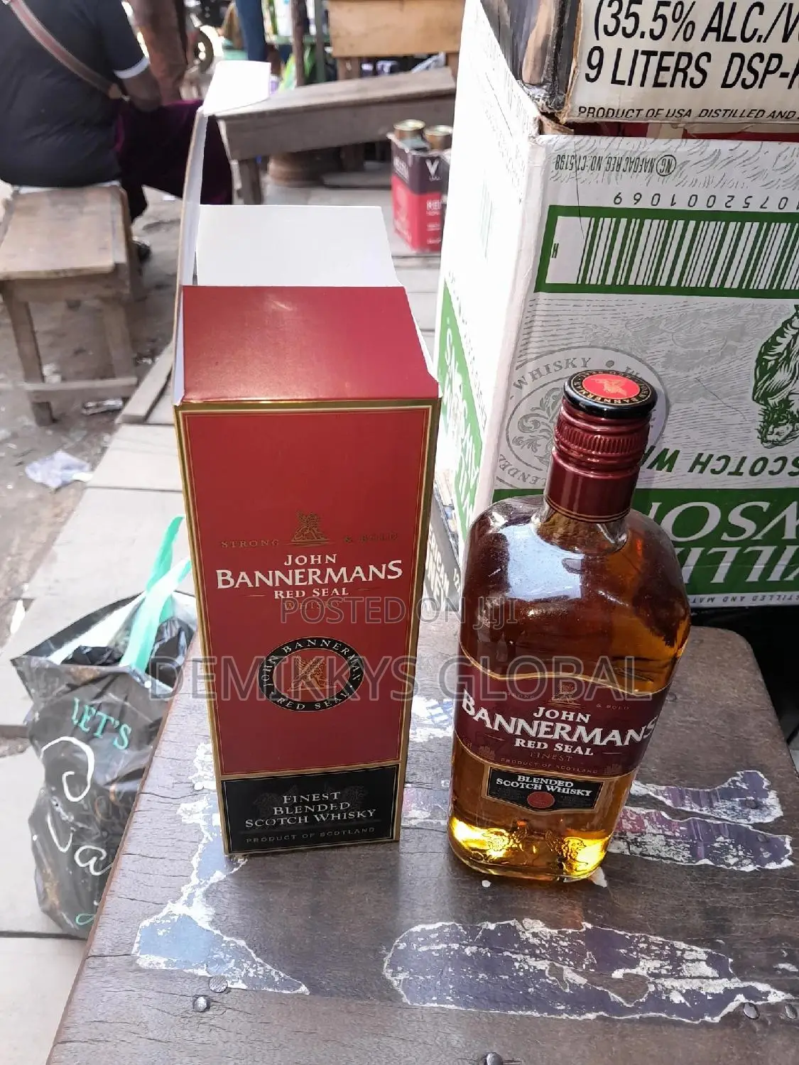 John Bannermans Red Seal Blended Scotch Whisky- 70cl
