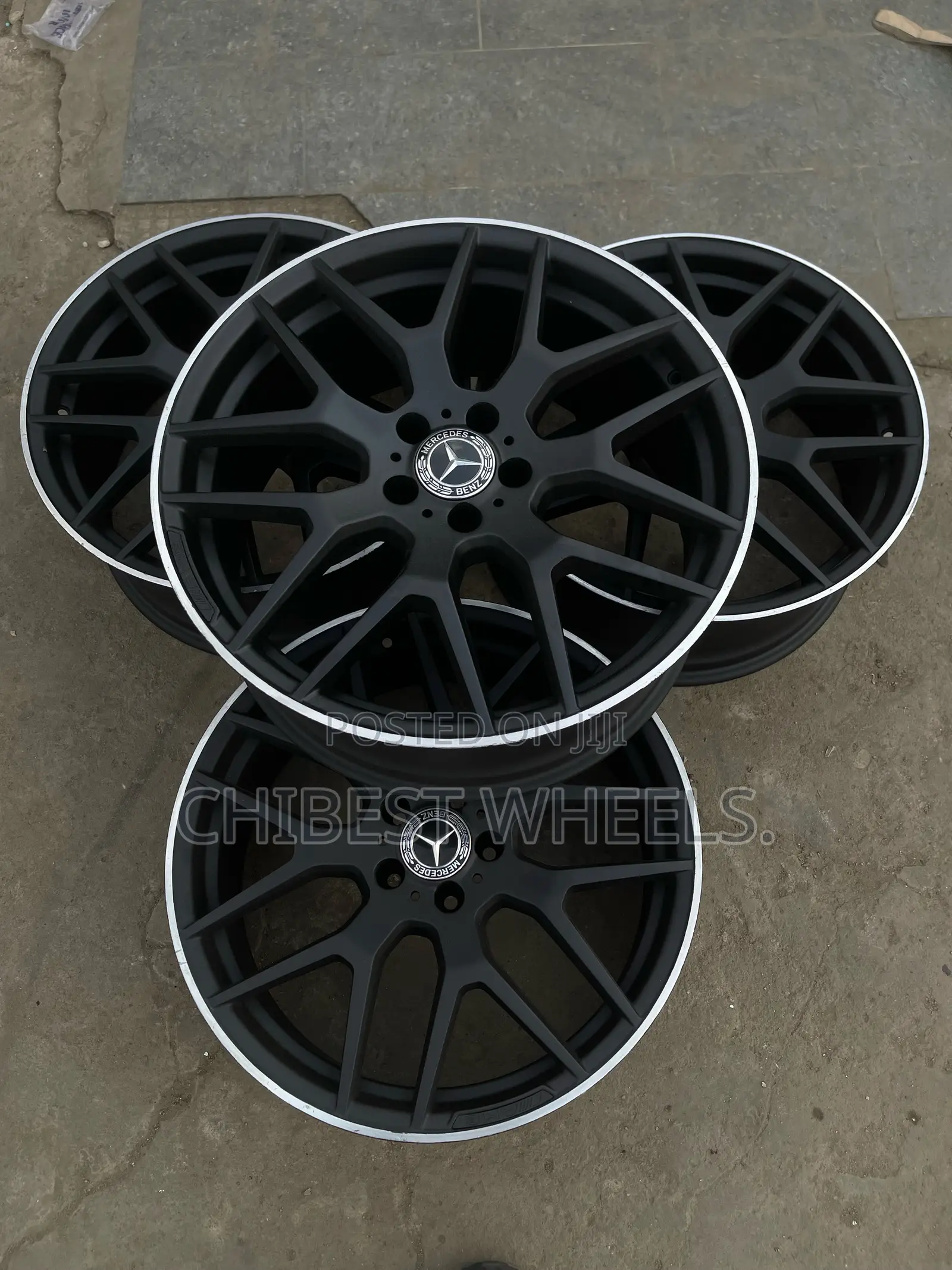 20-Inch for Mercedes Benz Matt Black Original Wheels
