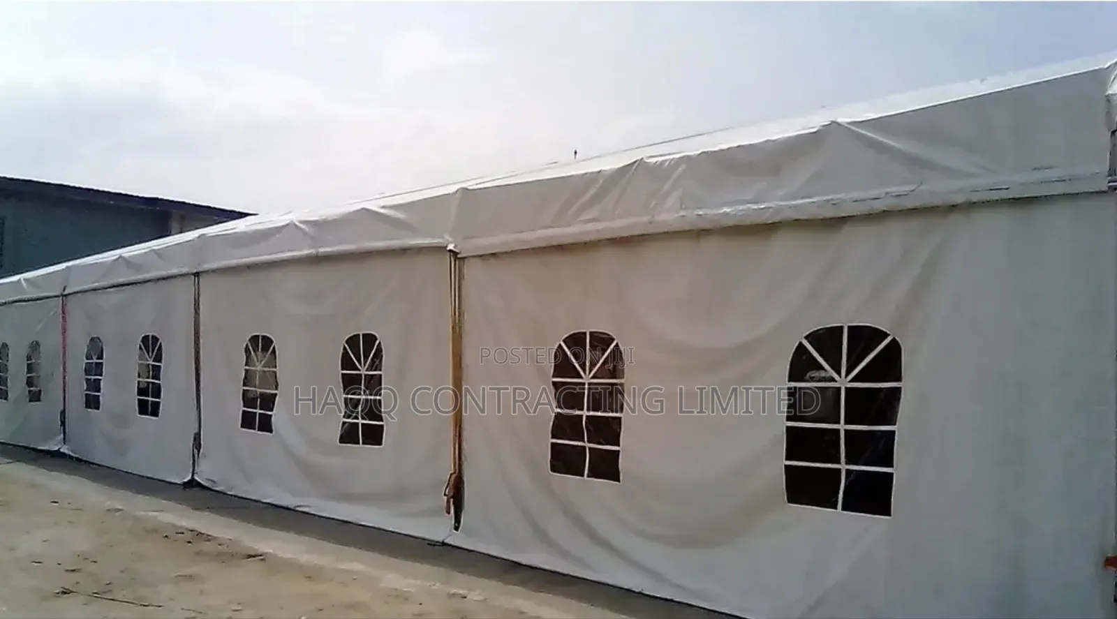 Warehouse Marquee Tent Construction