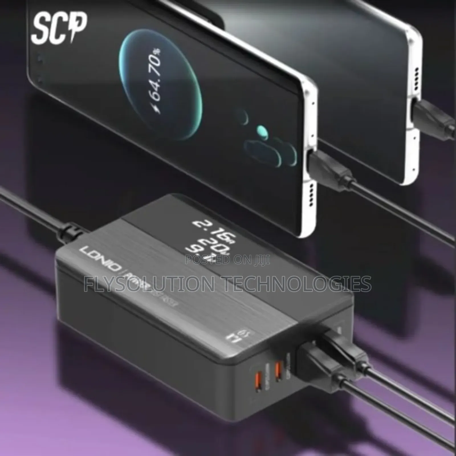Ldnio A4808q 65w/ 70w Desktop Super Fast Charger 70watts