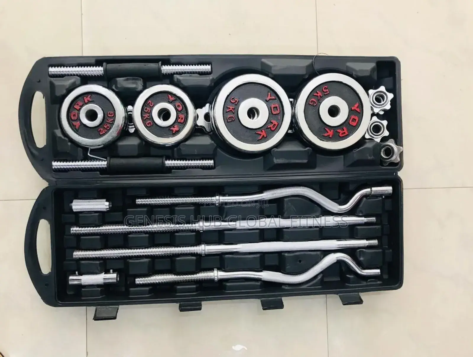 55kg Barbell And Dumbell Set