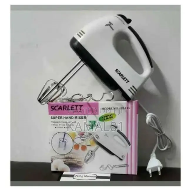 Scarlett 7-Speed Hand Mixer