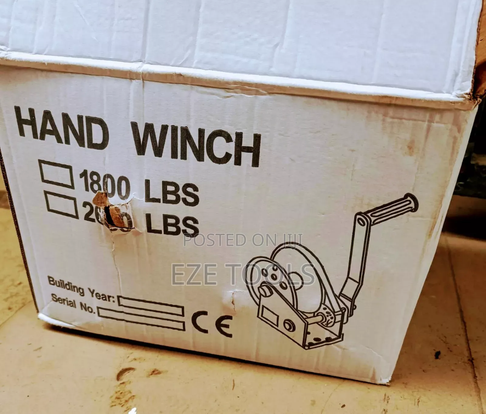 Hand Winch 1200lb