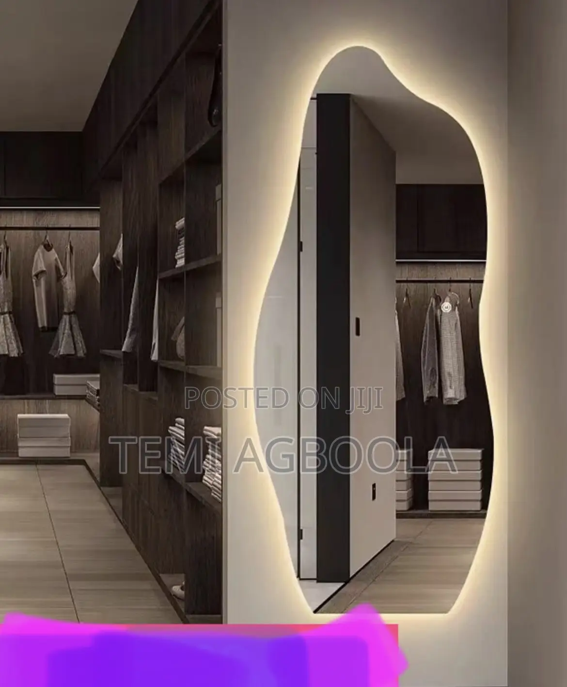 Long Shaped Led Mirror