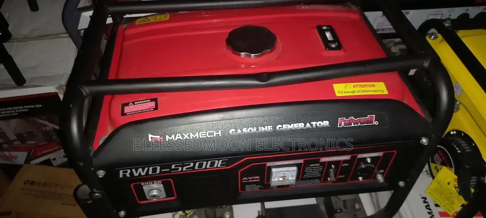 Maxmech Cooper Coil Generator 5.5kva 2 Years Warranty