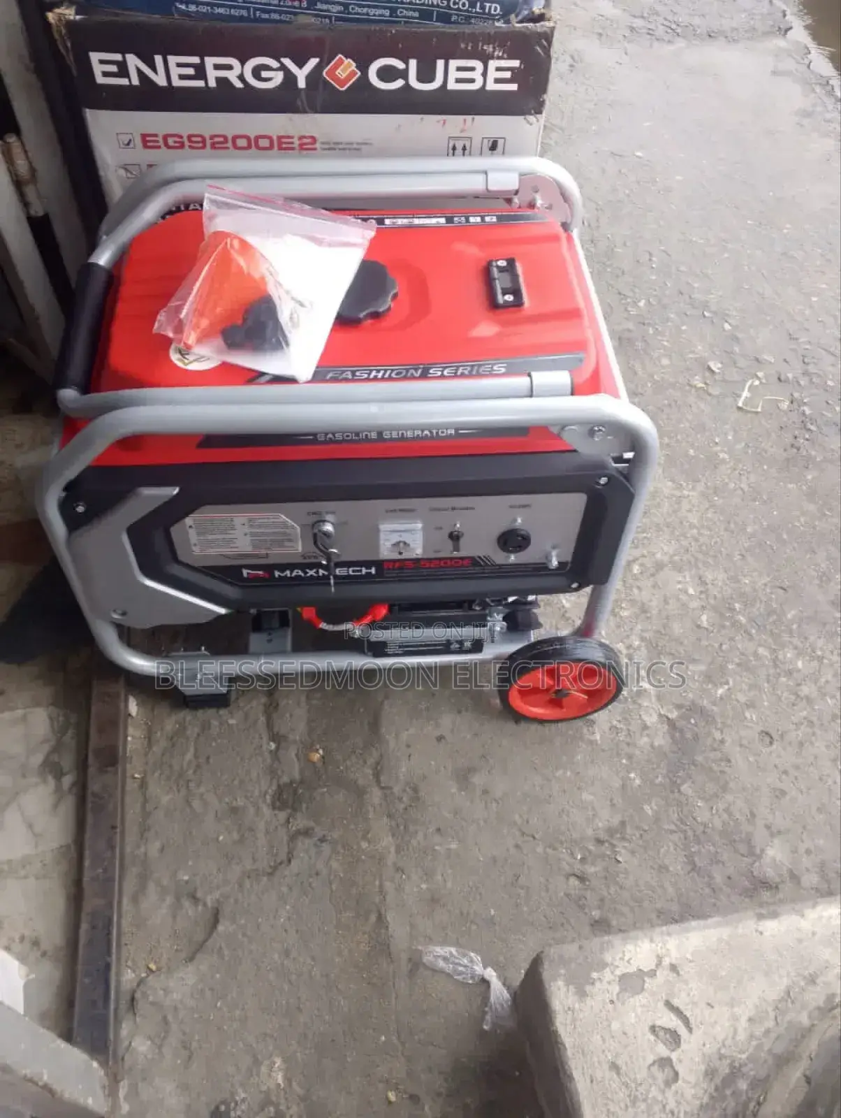 Maxmech Super Cooper Coil Generator 5.5kva for Heavy Duty