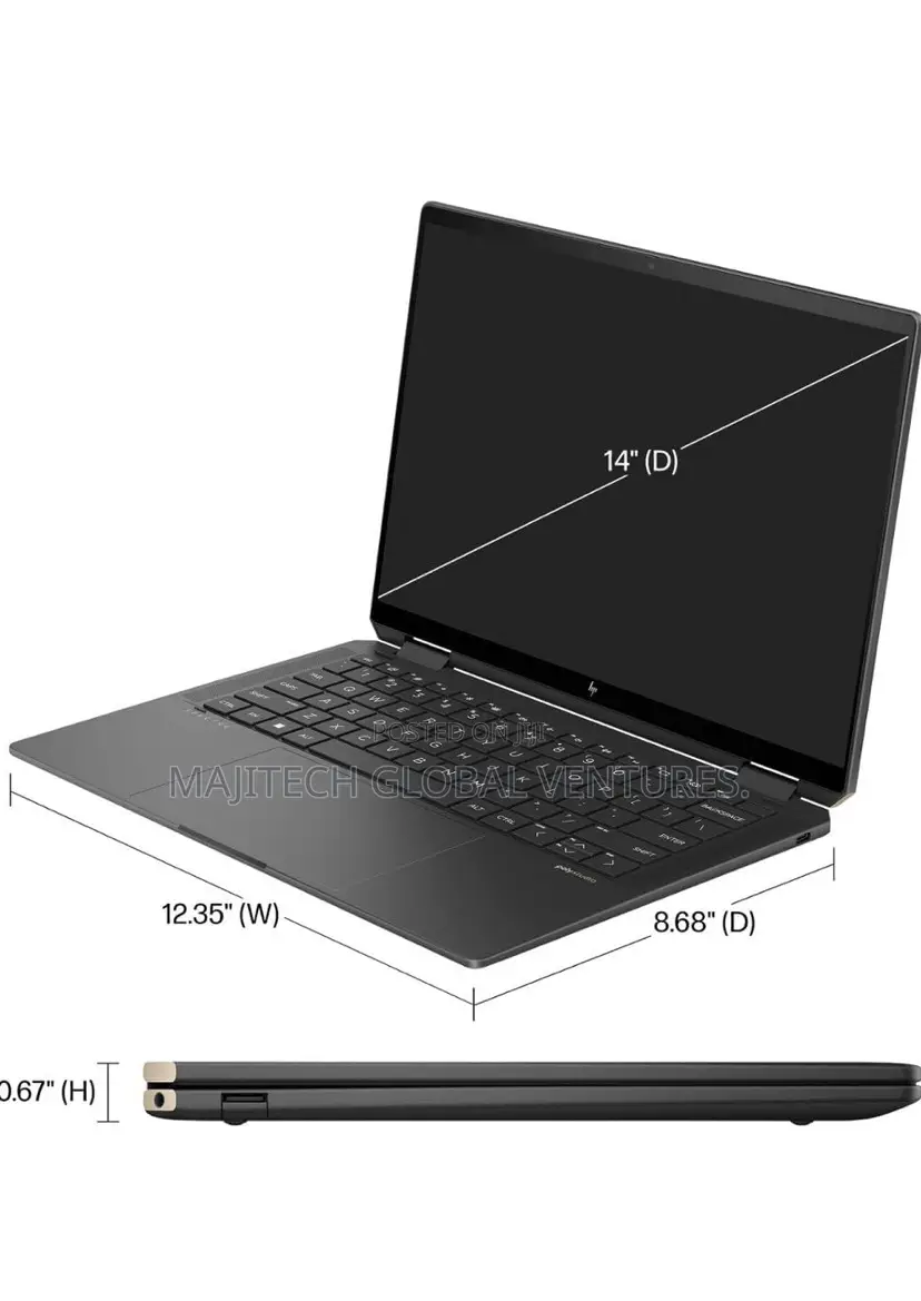 New Laptop HP Spectre X360 16GB Intel Core I7 SSD 1T