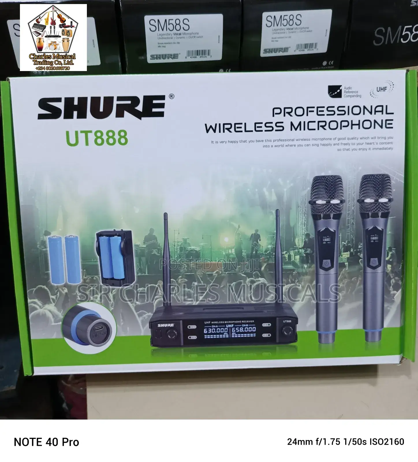 Shure Ut-888 Rechargeable Wireless Microphone System
