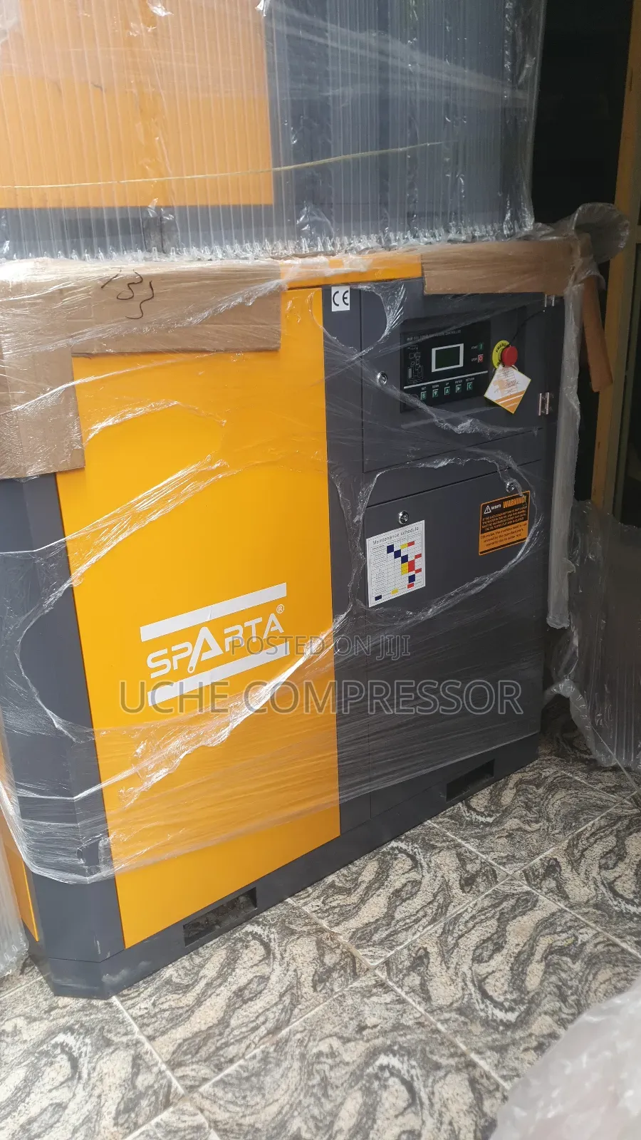 Screw Air Compressor 37kw 50hp 8bar 6.5m3/Min
