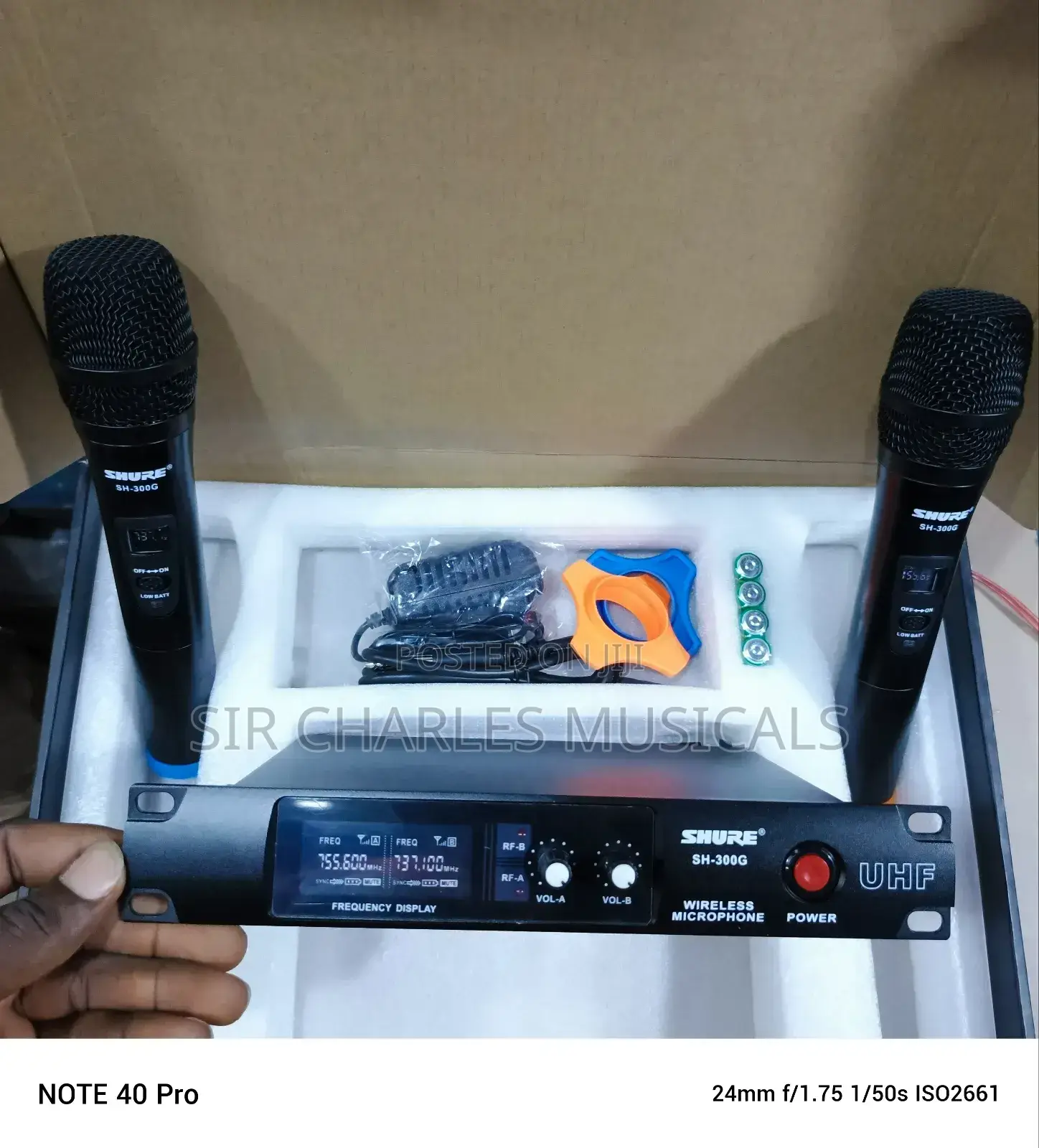 Original Shure Sh-300g Professional Wireless Microphone