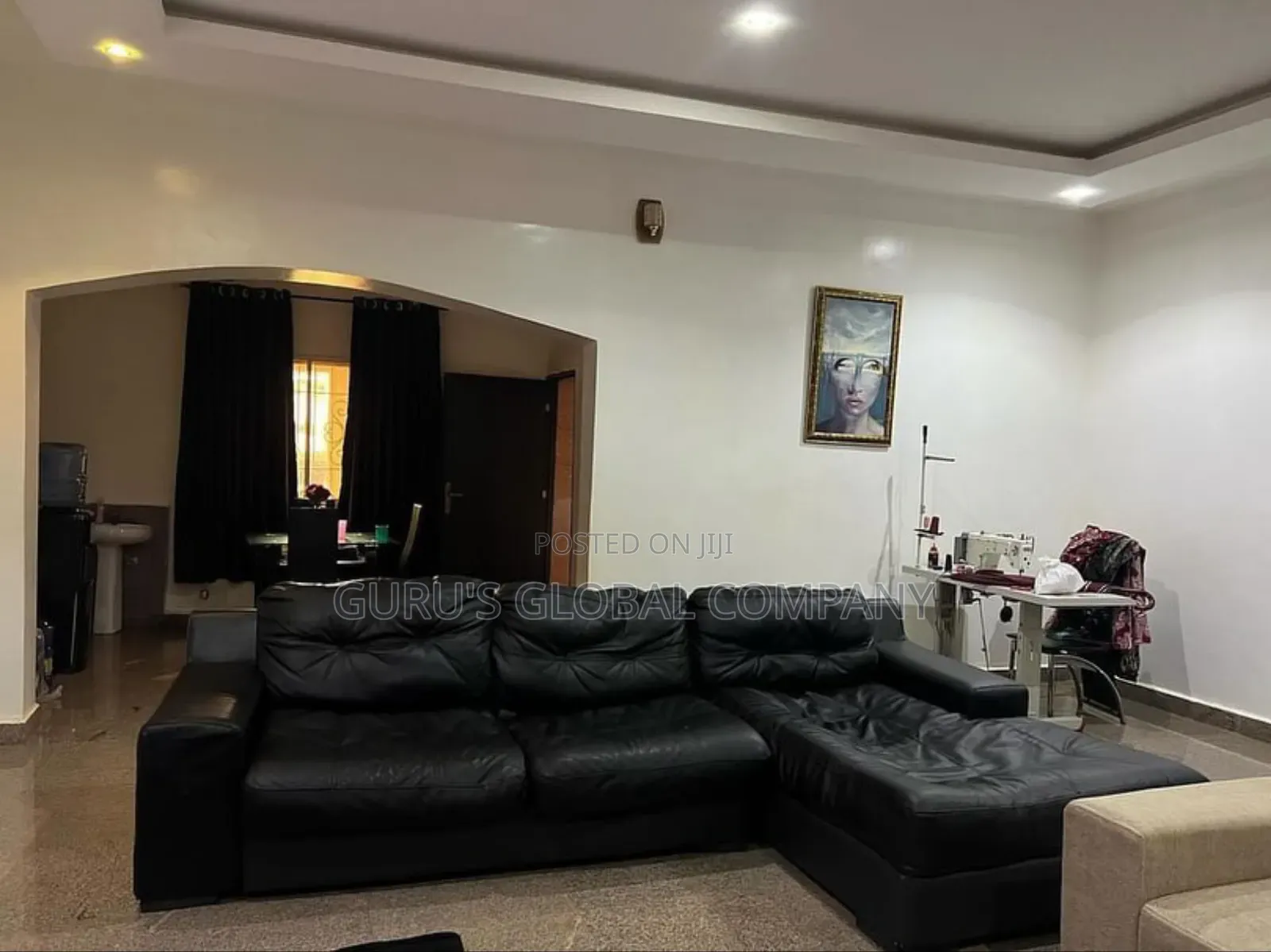 Luxury Pure Leather Foreign Lshape Chairs