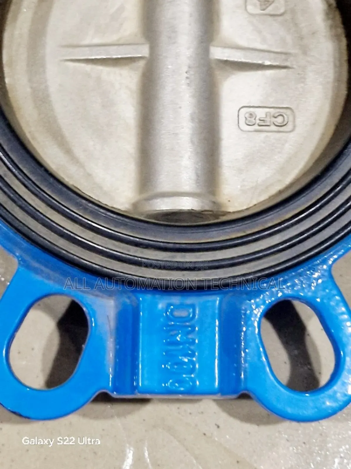 Butterfly Valve With Pneumatic Actuator DN100 Single Acting