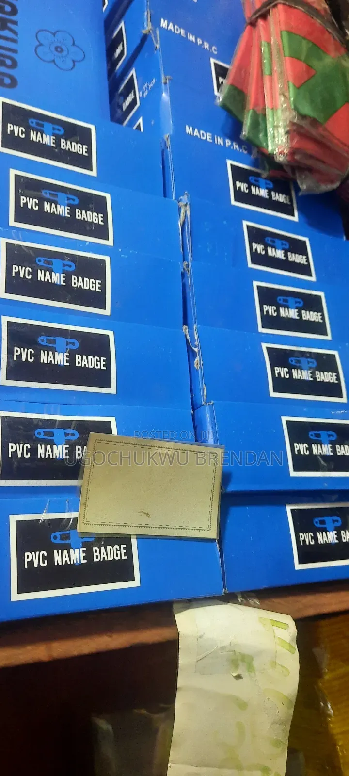 NAME BADGE (Pkt of 50pcs 7,500)