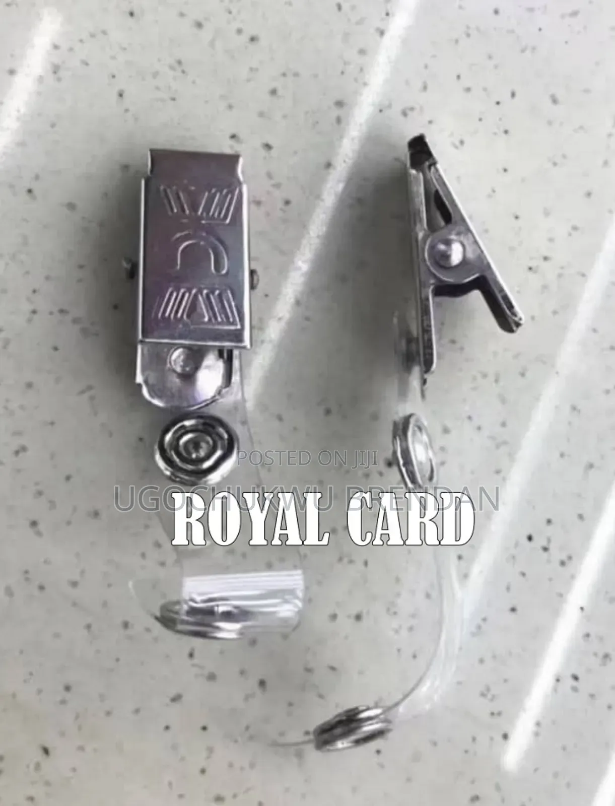 I'd Card Metal Clip Pkt Of 100pcs