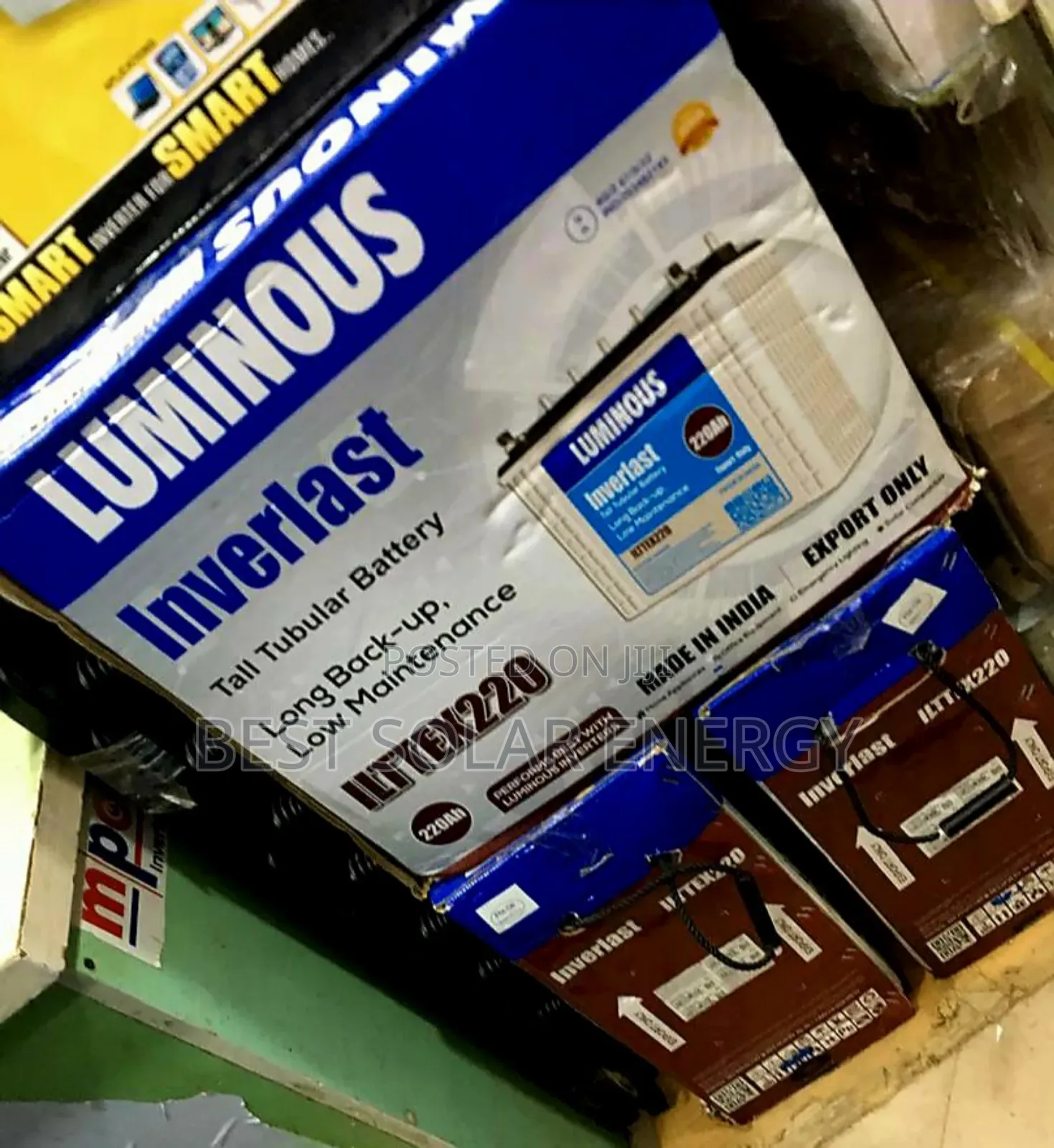 220a Luminous Tubular Battery