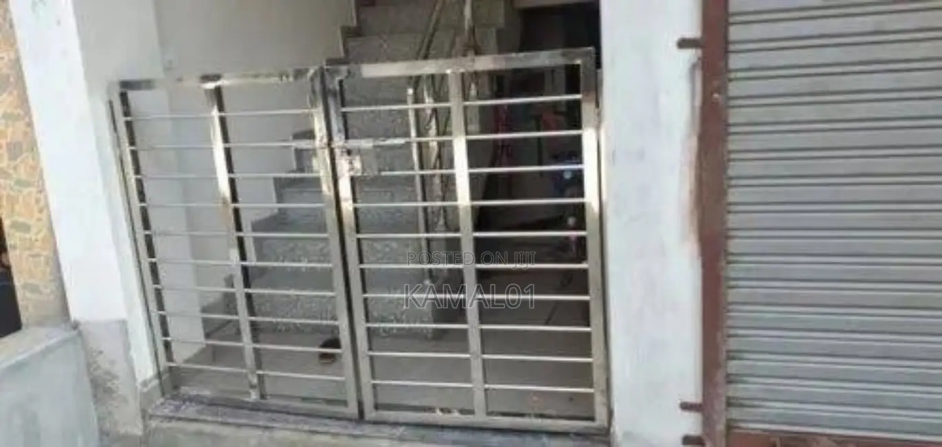 Polished Stainless Steel Security Door 