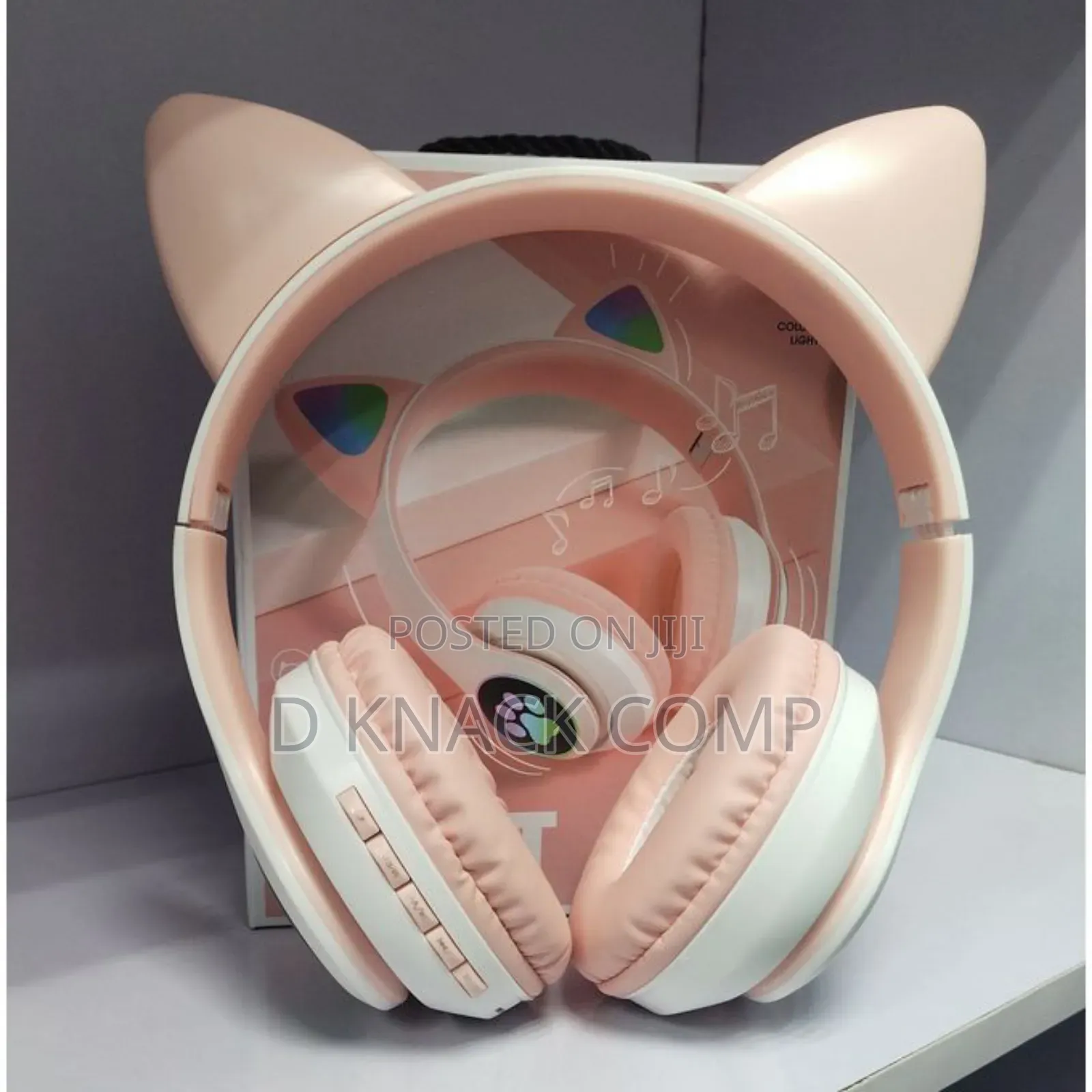 Wireless Cat Ear LED Luminous Bluetooth Foldable Earphone