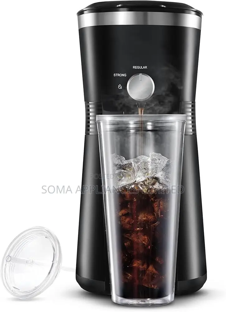 Ambiano Iced Coffee Maker With 25 Fl Oz. Reusable Tumbler