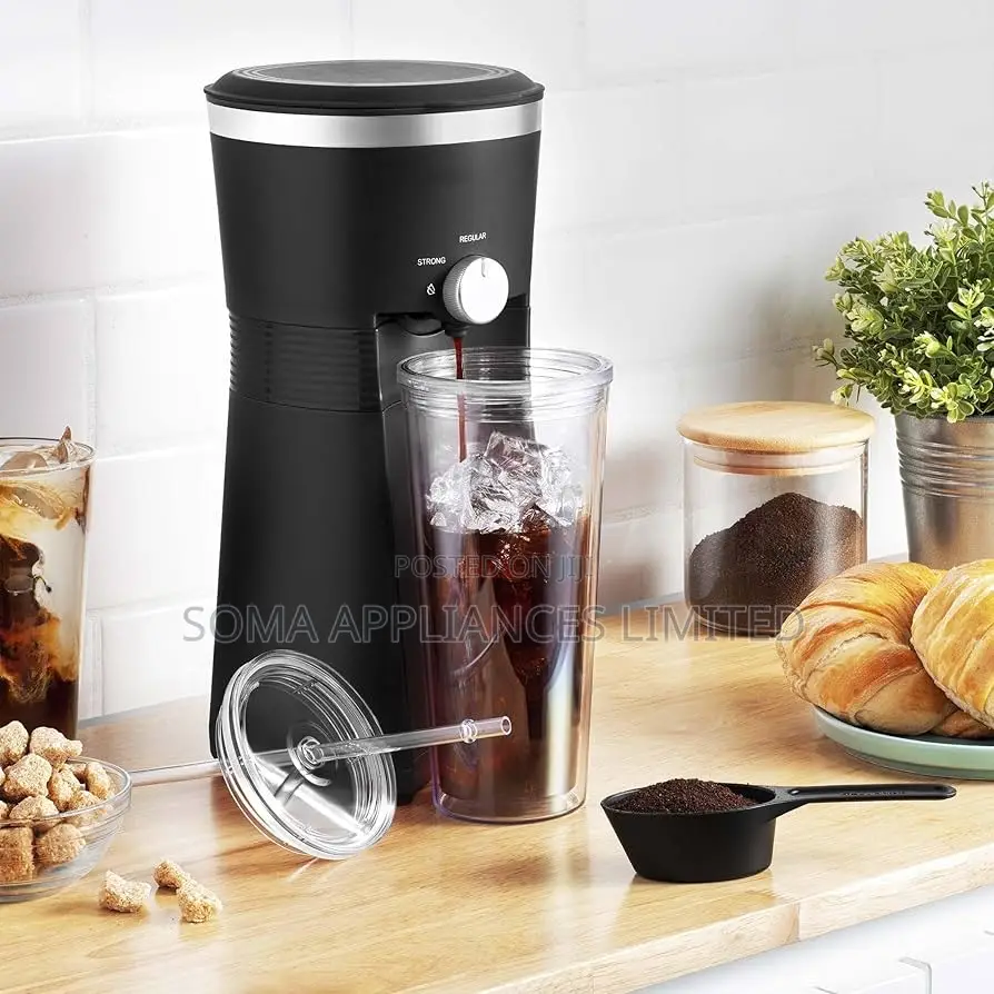 Ambiano Iced Coffee Maker With 25 Fl Oz. Reusable Tumbler