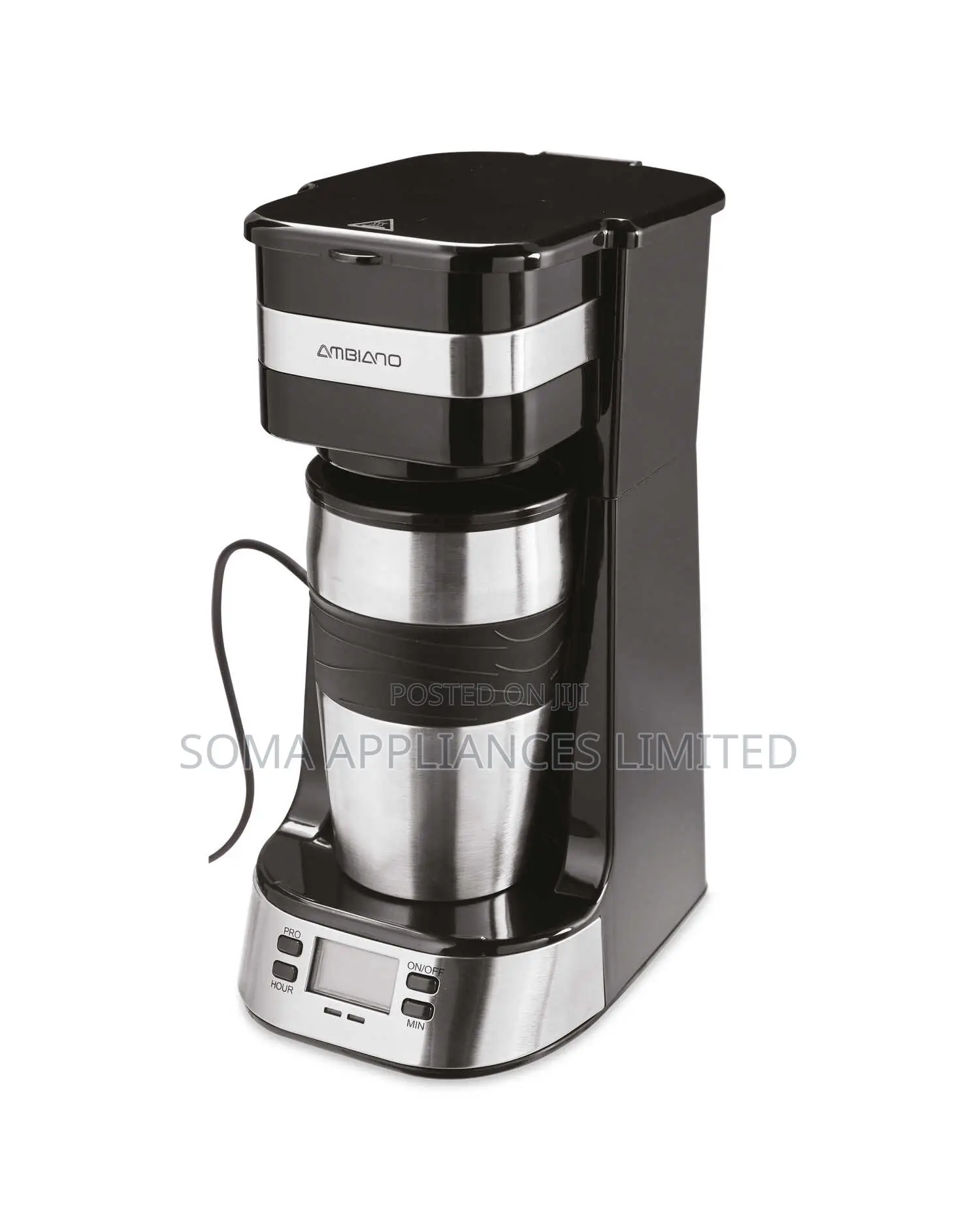 Ambiano Stainless Steel Coffee to Go Coffee Machine