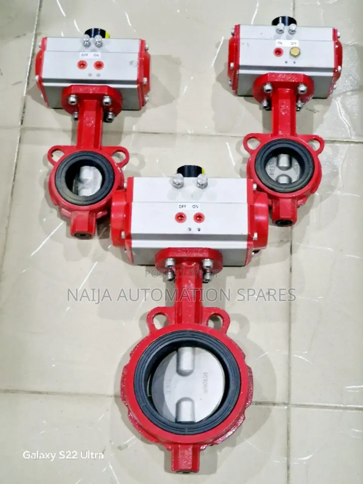 Butterfly Valve DN50 With Pneumatic Actuator